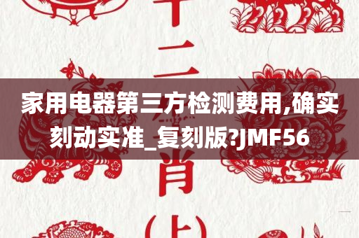 家用电器第三方检测费用,确实刻动实准_复刻版?JMF56