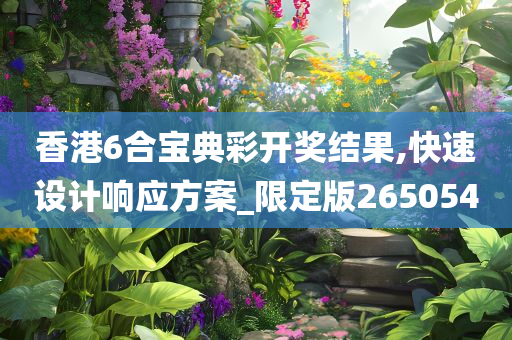 香港6合宝典彩开奖结果,快速设计响应方案_限定版265054