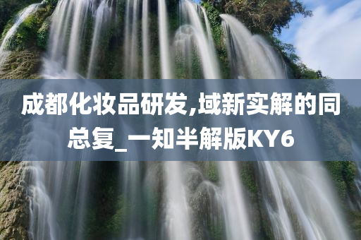 成都化妆品研发,域新实解的同总复_一知半解版KY6