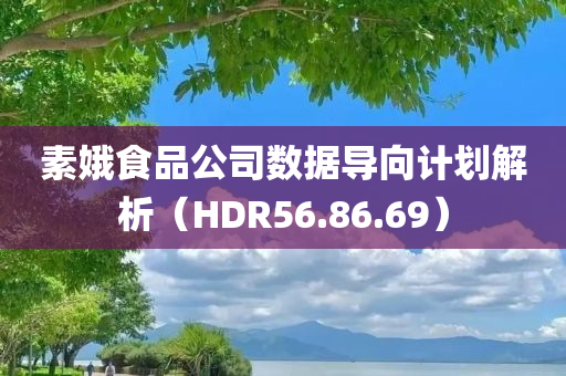 素娥食品公司数据导向计划解析（HDR56.86.69）