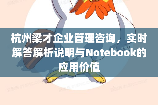 杭州梁才企业管理咨询，实时解答解析说明与Notebook的应用价值