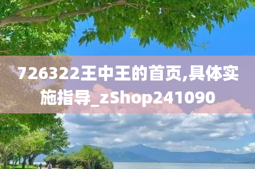 726322王中王的首页,具体实施指导_zShop241090