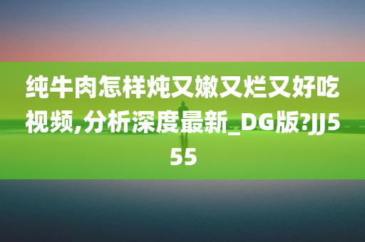 纯牛肉怎样炖又嫩又烂又好吃视频,分析深度最新_DG版?JJ555